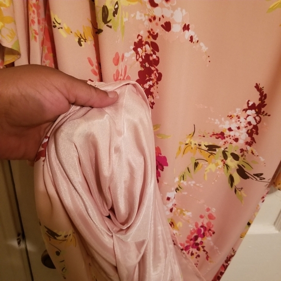 Worthington Floral Midi Dress M - Picture 5 of 7